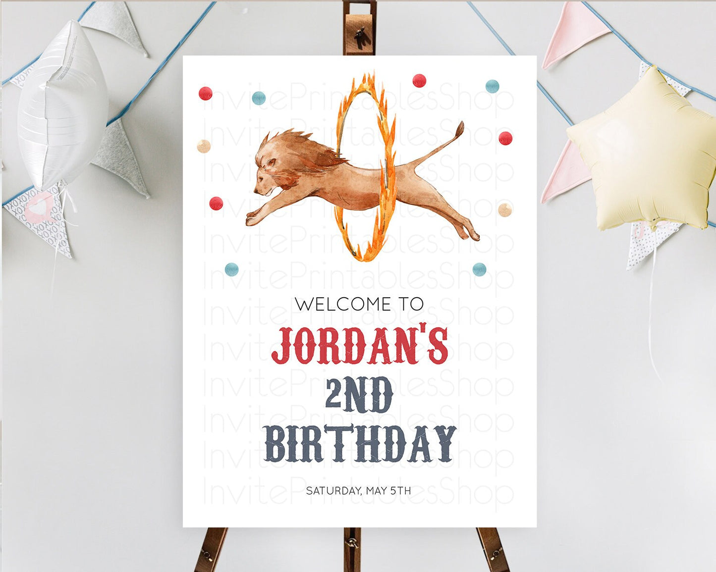 Circus Welcome Sign Carnival Welcome Board Step Right Up Circus Welcome Poster Circus Decor Carnival First Birthday Welcome Sign D10523