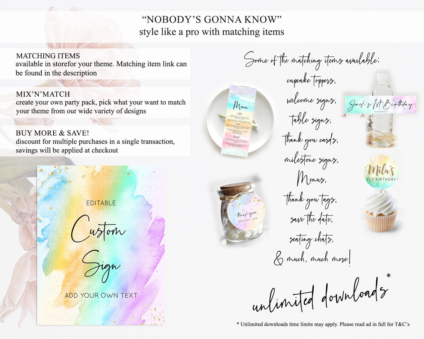 Pastel Signs
