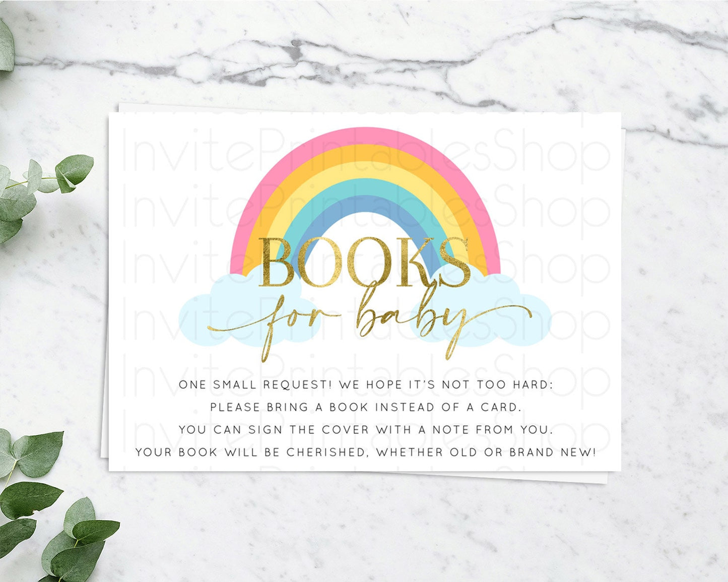 Pastel Rainbow Books For Baby Card Boho Rainbow Book Insert Boho Rainbow Book Card Pastel Watercolor Baby Shower Book Poem Request D10123