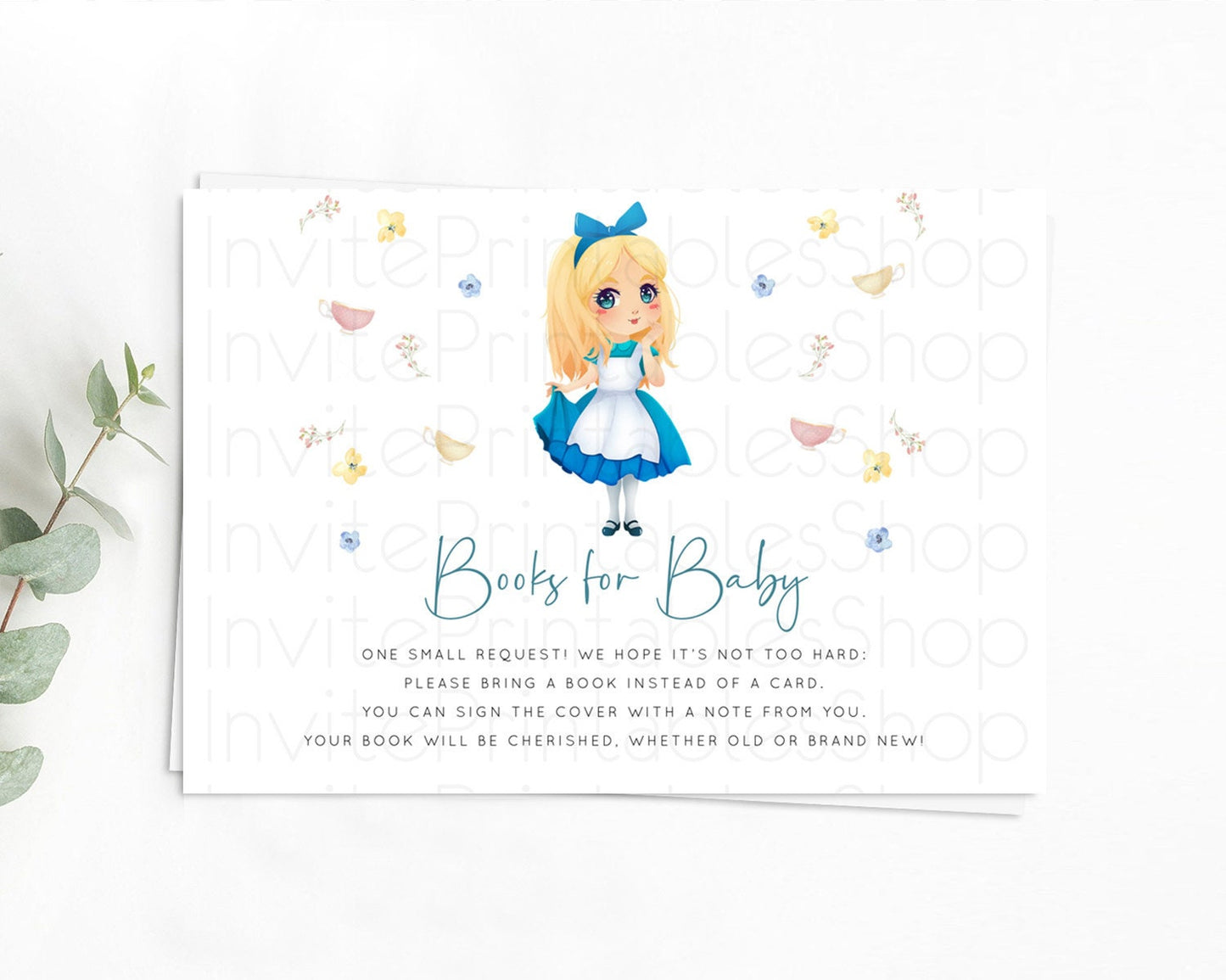 Editable Princess Books For Baby Card Castle Book Card Insert Secret Garden