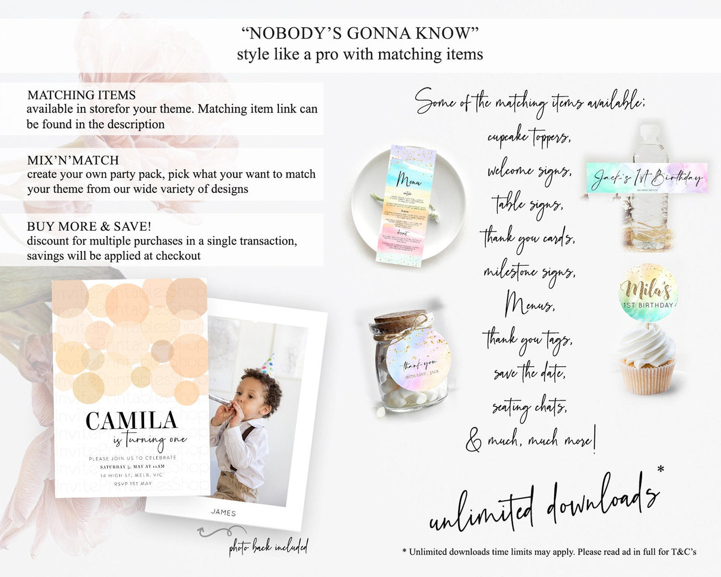 Pastel Birthday Invitation Orange Confetti Birthday Invitation Confetti Birthday Invitation Bubbles Invitation 1st First Birthday 100212