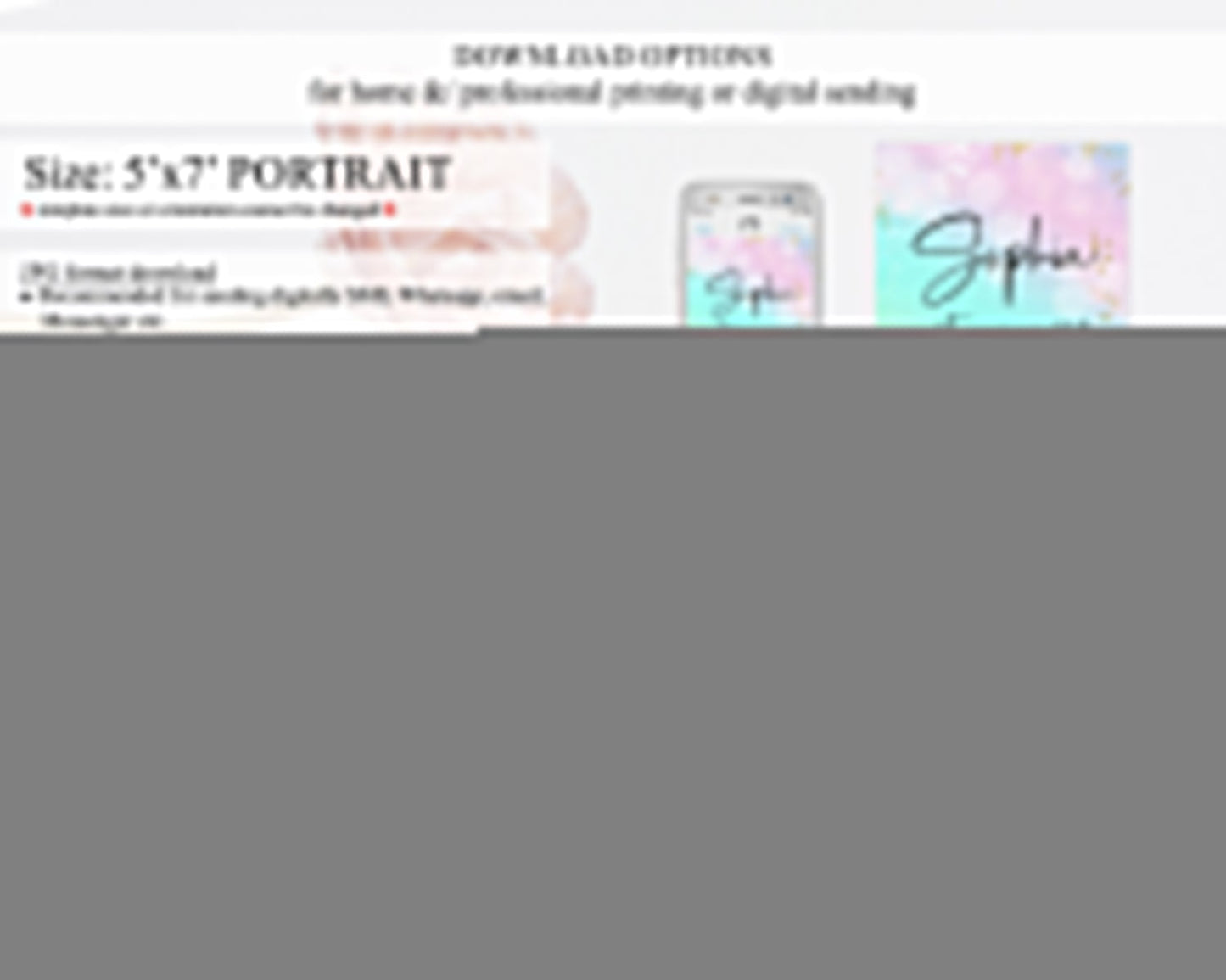 Pastel Birthday Invitation Ombre Watercolor Birthday Invitation Glitter Rainbow Color Splash 1st 2nd 3rd Birthday Invitation D23097
