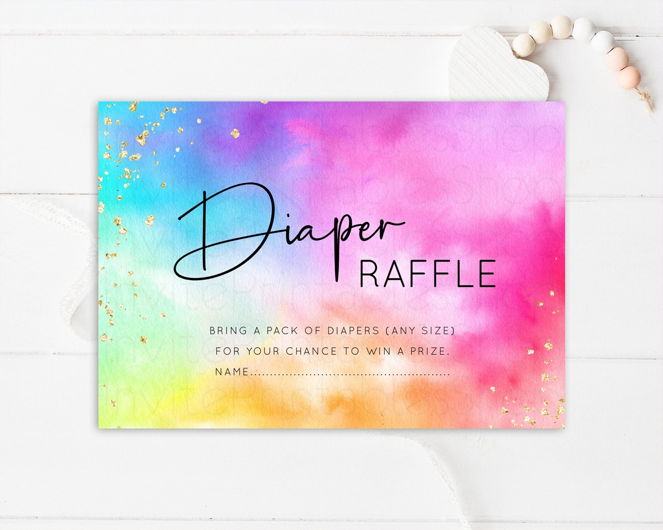 Rainbow Diaper Raffle Pastel Rainbow Diaper Request Colorful Splash Diaper Raffle Tickets Pastel Tie Dye Baby Shower Diaper Raffle 509