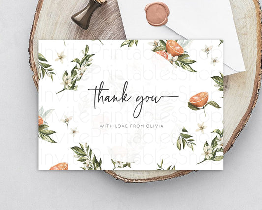 Editable Citrus Thank You Lemon Thank You Orange Thank You Citrus Birthday T