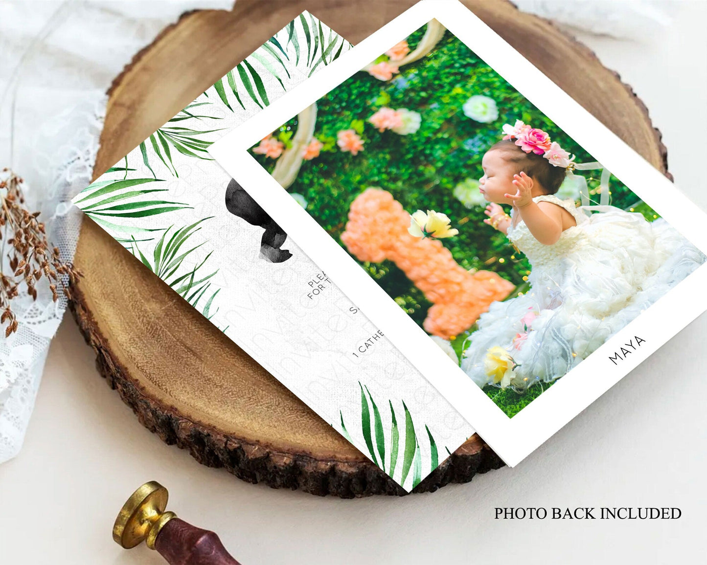Gorilla Baptism Invitation Gorilla Baptism 1st Birthday Invitation Gorilla Jungle Adventure Christening Invitation Wild Zoo Theme D10840