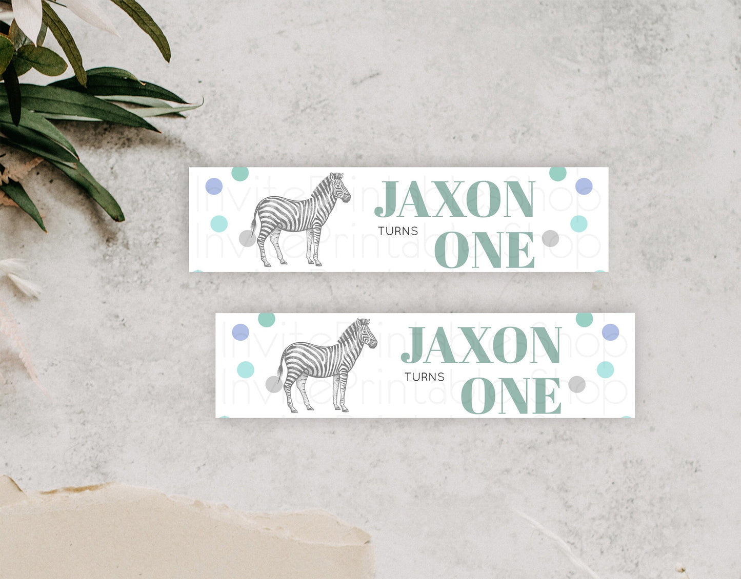 Zebra Water Label Template Zebra Party Decor Water Label Safari Adventure Zebra Minimal Theme For 1st Birthday Baptism Baby Shower D10856