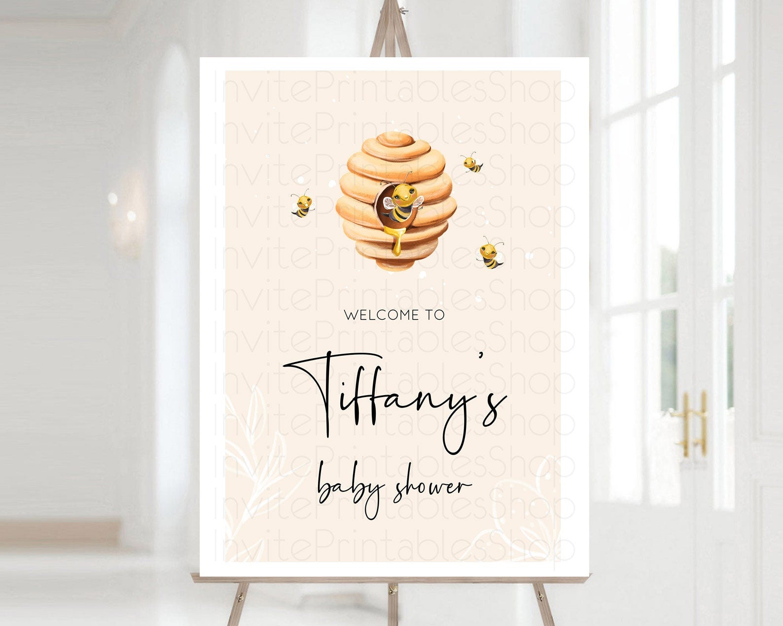 Editable Bee Baby Shower Welcome Sign Momma To Bee Baby Shower Welcome Board