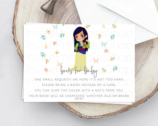 Editable Princess Books For Baby Card Castle Book Card Insert Secret Garden