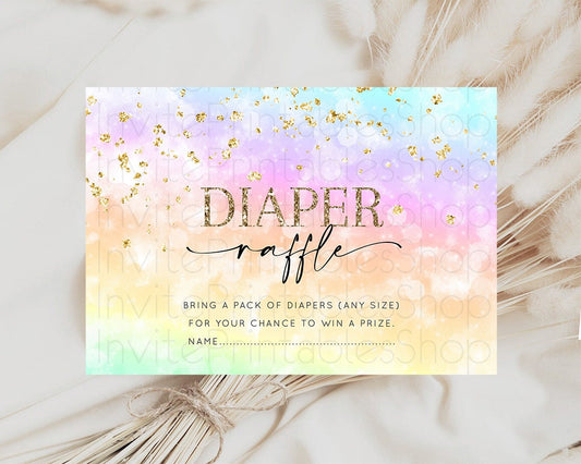 Editable Diaper Raffle Diaper Request Diaper Insert Card Baby Shower Diaper