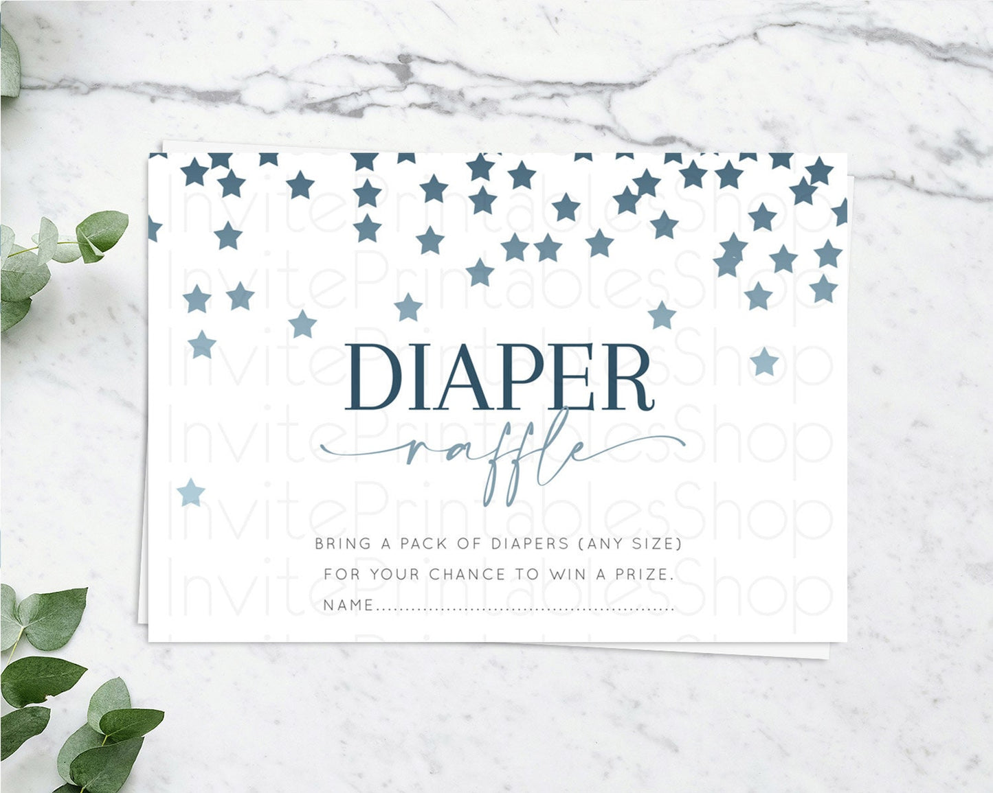 Pastel Star Diaper Raffle Card Shooting Star Diaper Raffle Insert Twinkle Little Star Diaper Ticket Rainbow Confetti Raffle Game D10308