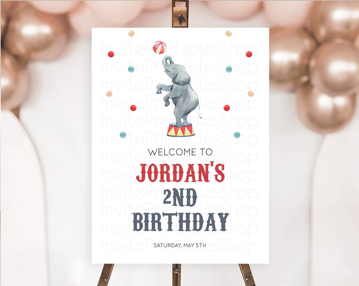 Circus Welcome Sign Carnival Welcome Board Step Right Up Circus Welcome Poster Circus Decor Carnival First Birthday Welcome Sign D10461
