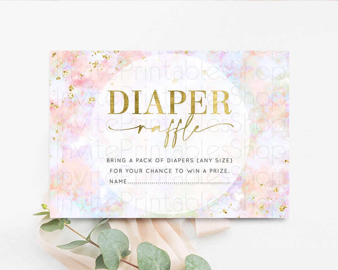 Diaper Raffle Diaper Request Diaper Insert Card Baby Shower Diaper Raffle Diaper Raffle Game Nappy Request Nappy Insert Card