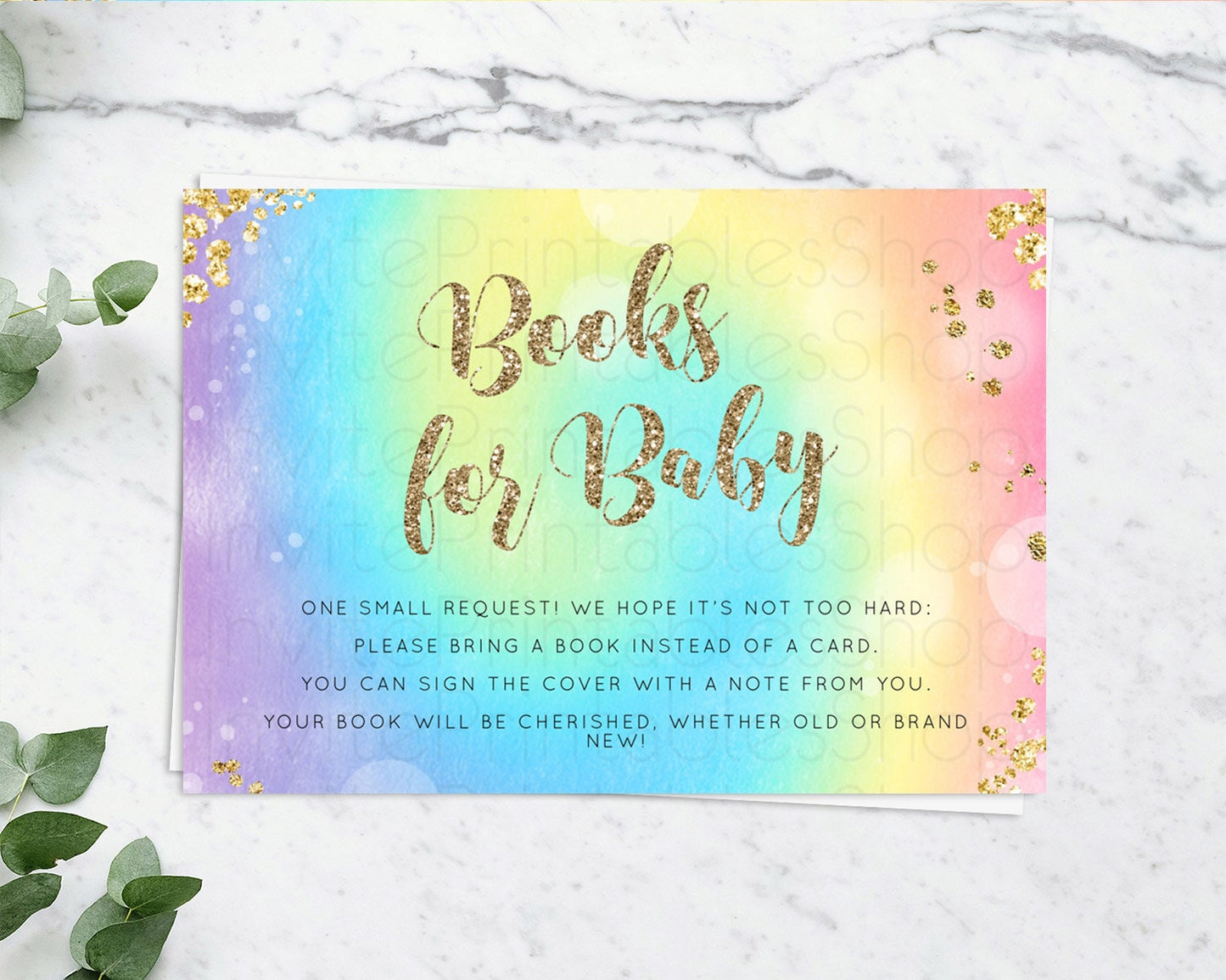 Tie Dye Books For Baby Card Rainbow Tie Dye Book Insert Pastel Rainbow Watercolor Book Card Tie Dye Colors Guests Book Poem Request D10568