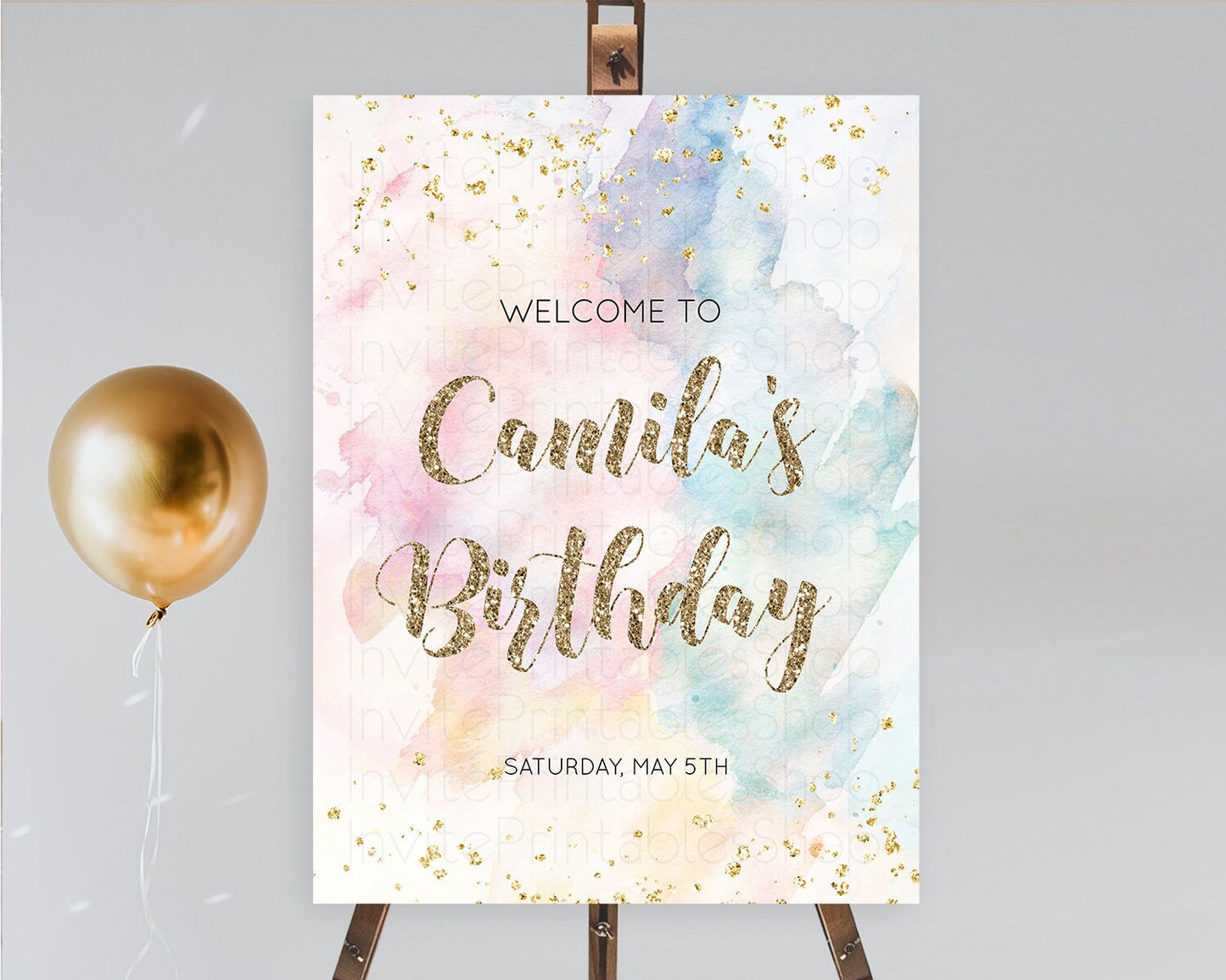 Editable Pastel Welcome Sign Pastel Rainbow Welcome Sign Colorful Rainbow Co
