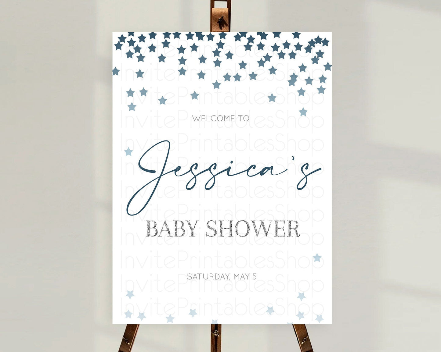 Star Baby Shower Welcome Board Pastel Stars Welcome Sign Shooting Star Rainbow Colorful Confetti Twinkle Little Star Welcome Sign D10308