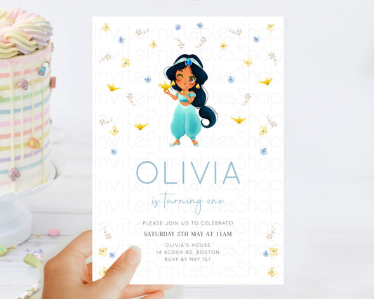 Editable Princess Birthday Invitation Castle Invitation Royal Birthday Fairy