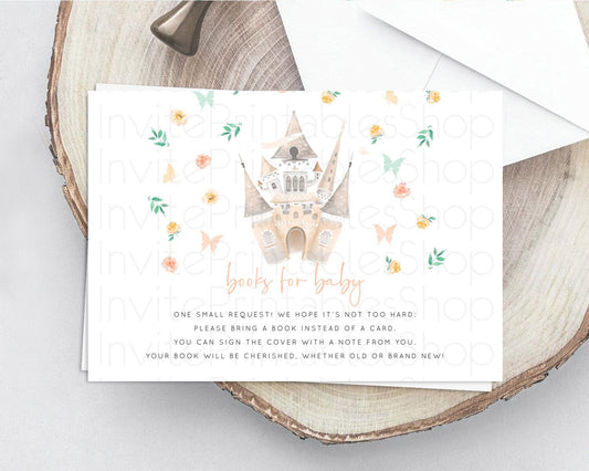 Editable Princess Books For Baby Card Castle Book Card Insert Secret Garden