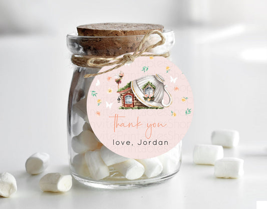Editable Fairy Thank You Tags Fairy Thank You Gift Tags Enchanted Garden Pas