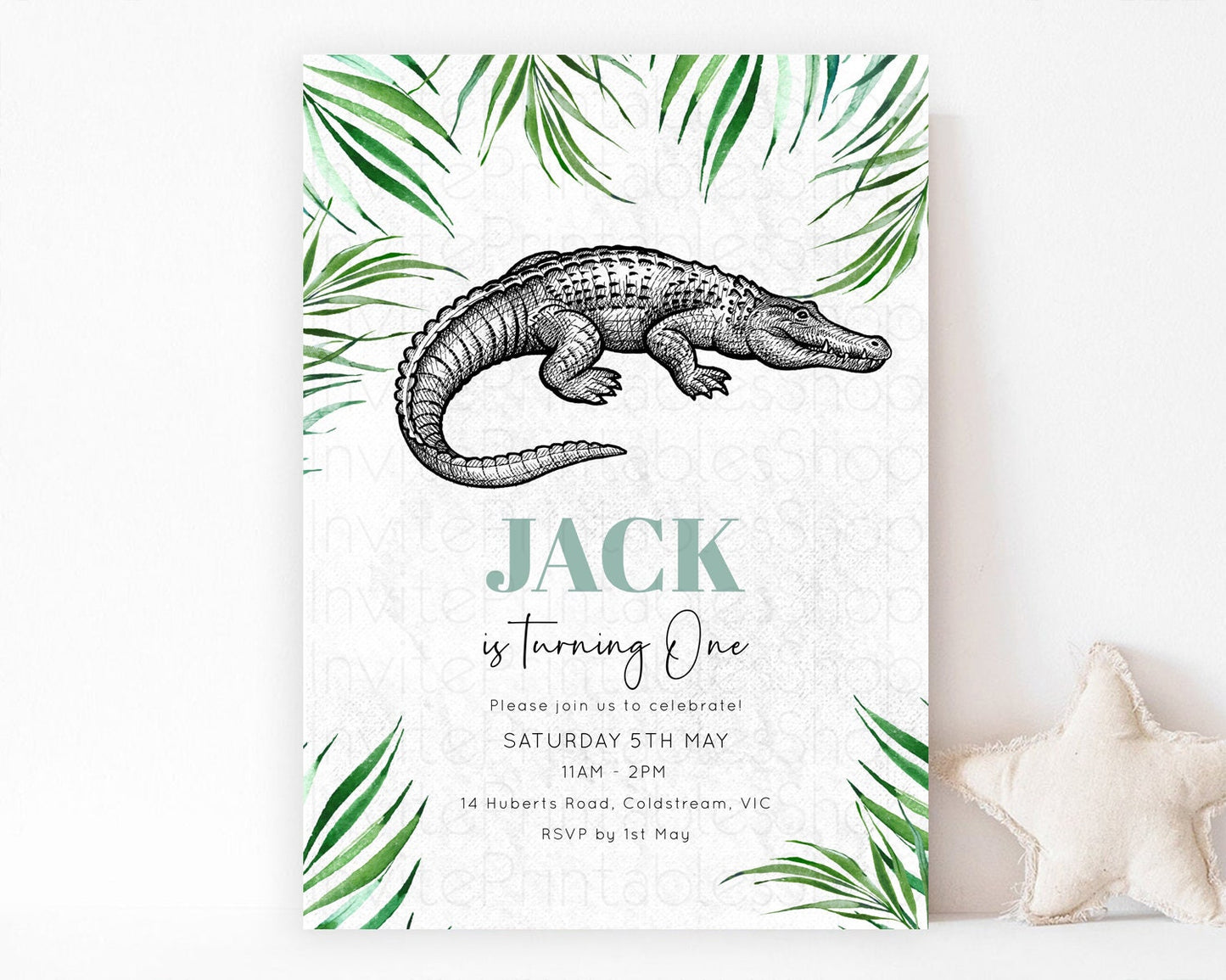 Crocodile Birthday Invitation Alligator Birthday Invitation Later Alligator Birthday Gator Swamp Birthday Invite Safari Crocodile D10847