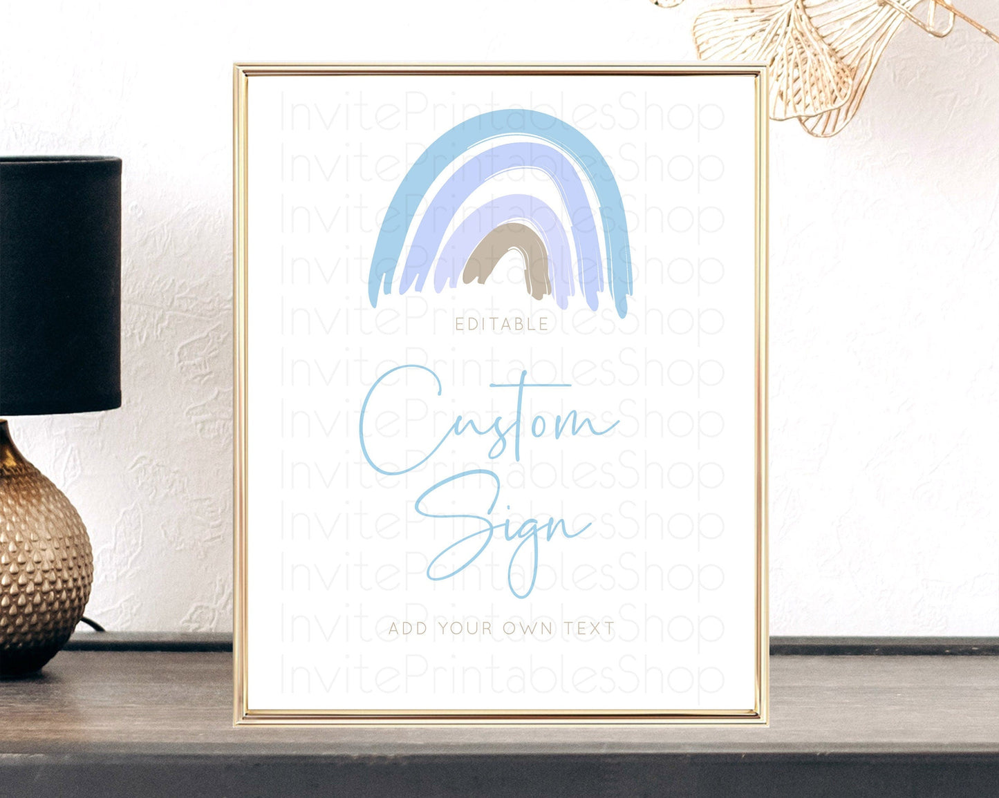 Pastel Rainbow Sign Rainbow Table Sign Decor Boho Colorful Rainbow Party Rainbow Baby Theme 1st Birthday Baptism Baby Shower Wedding D10352