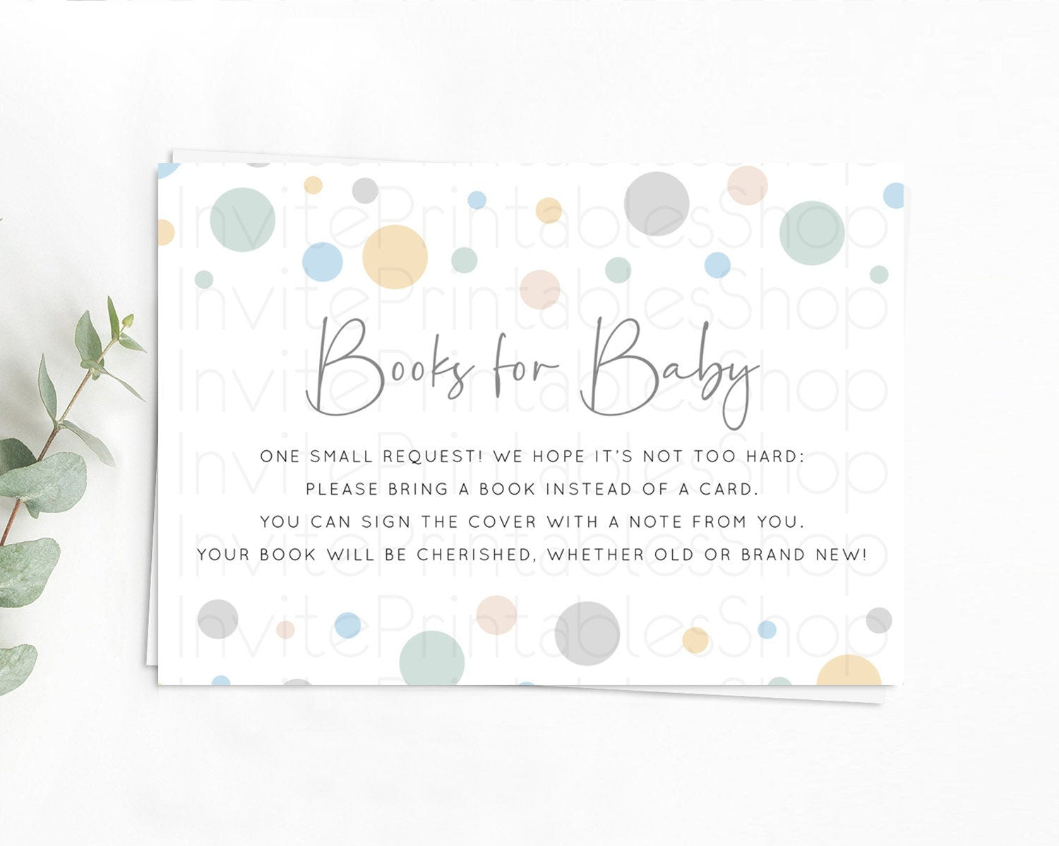 Editable Rainbow Books For Baby Card Pastel Sprinkles Book Insert Pastel Rai