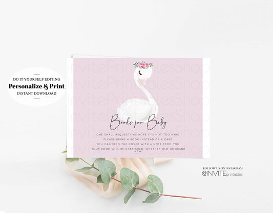Editable Books for Baby Card Books For Baby Request Baby Shower Book Request