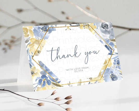 Secret Garden Thank You Wildflower Thank You Card Pastel Flower Garden Birthday Thank You Card Boho Floral Teacher Thank You Card D10782