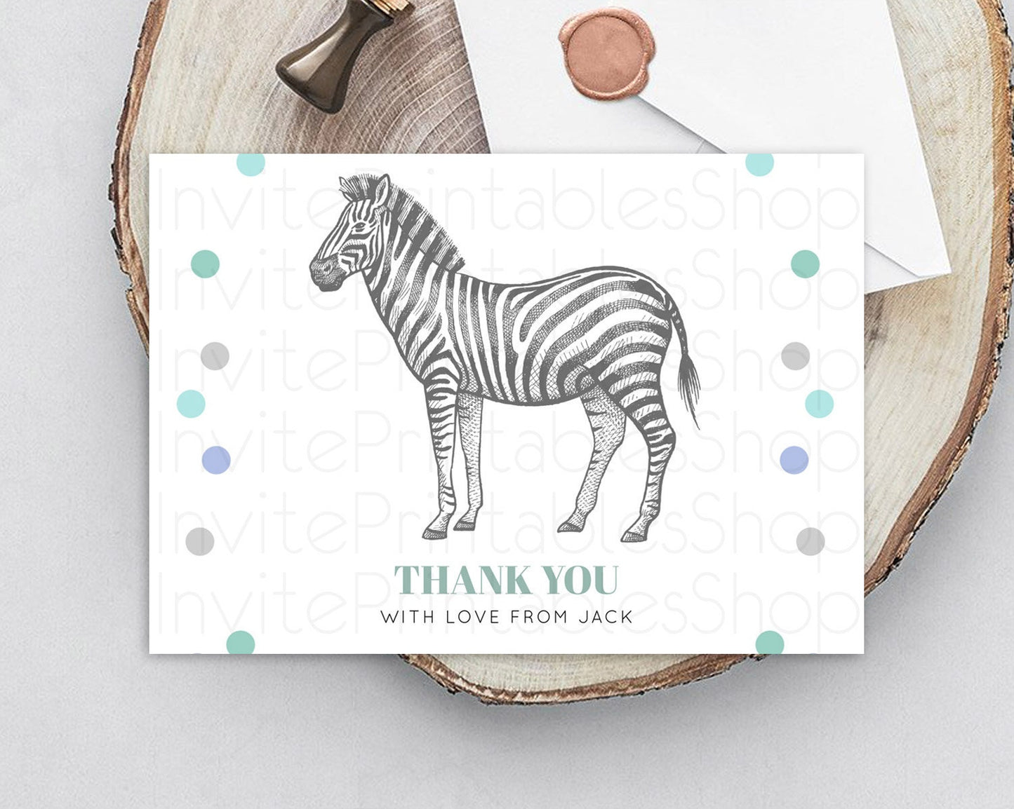 Zebra Thank You Zebra Thank You Card Zebra Birthday Thank You Cards Safari Dried Palm Fern Zebra Teacher Thank You Card Template D10856