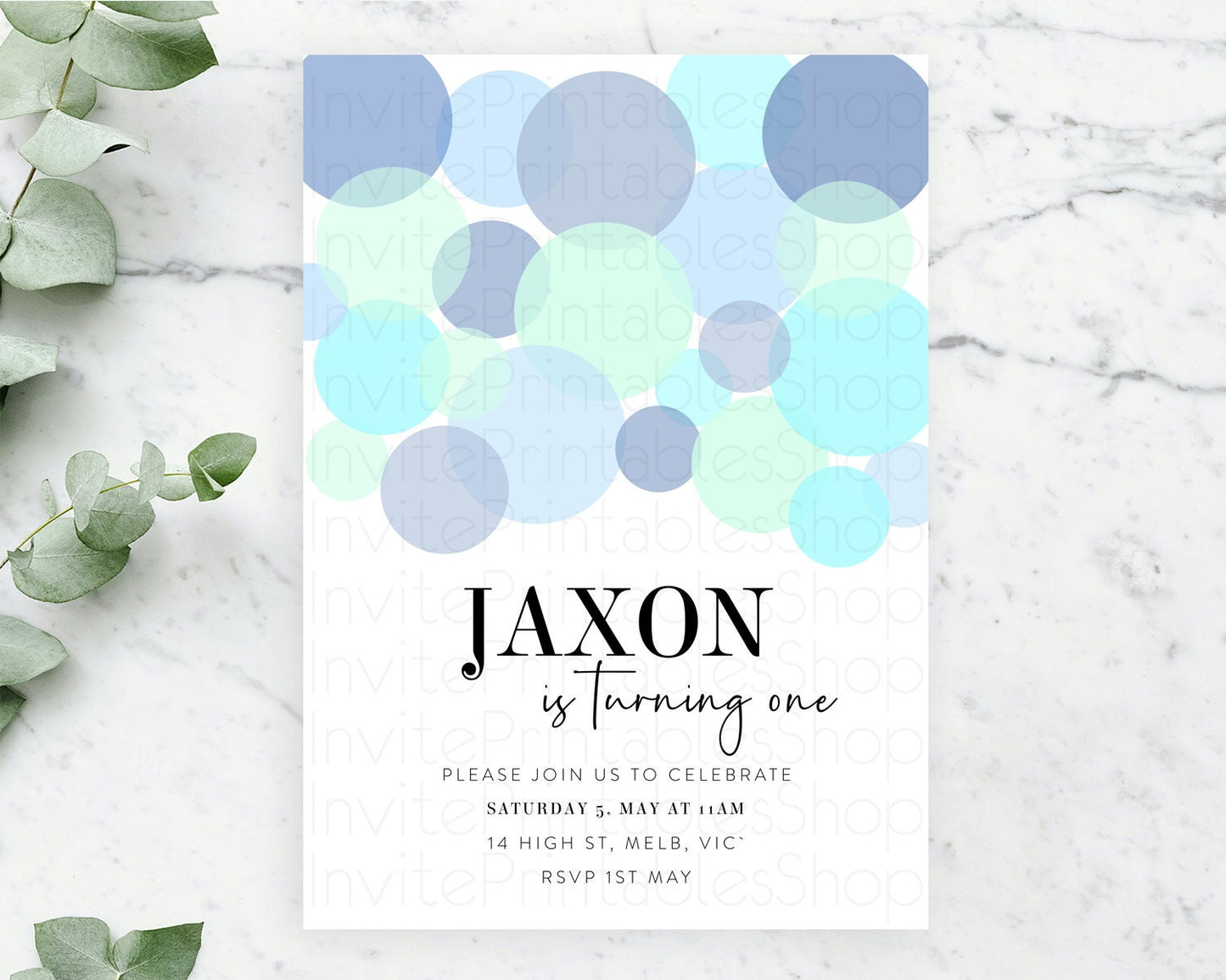 Pastel Birthday Invitation Blue Confetti Birthday Invitation Confetti Birthday Invitation Bubbles Invitation 2nd 1st First Birthday 100208