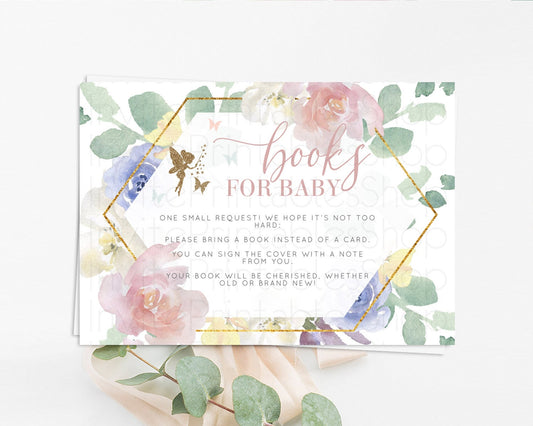 Editable Fairy Books For Baby Card Fairy Book Insert Enchanted Garden Fairy