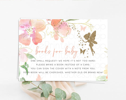 Editable Fairy Books For Baby Card Fairy Book Insert Enchanted Garden Fairy