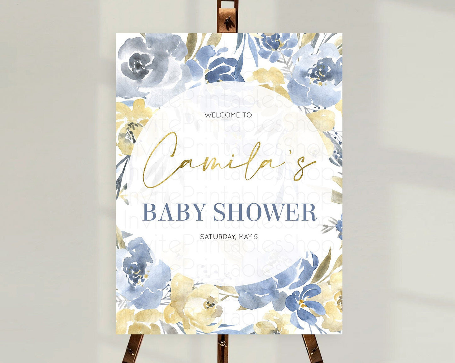 Secret Garden Baby Shower Welcome Sign Wildflower Welcome Board Pastel Flower Garden Welcome Poster Boho Wildflower Welcome Sign D10189