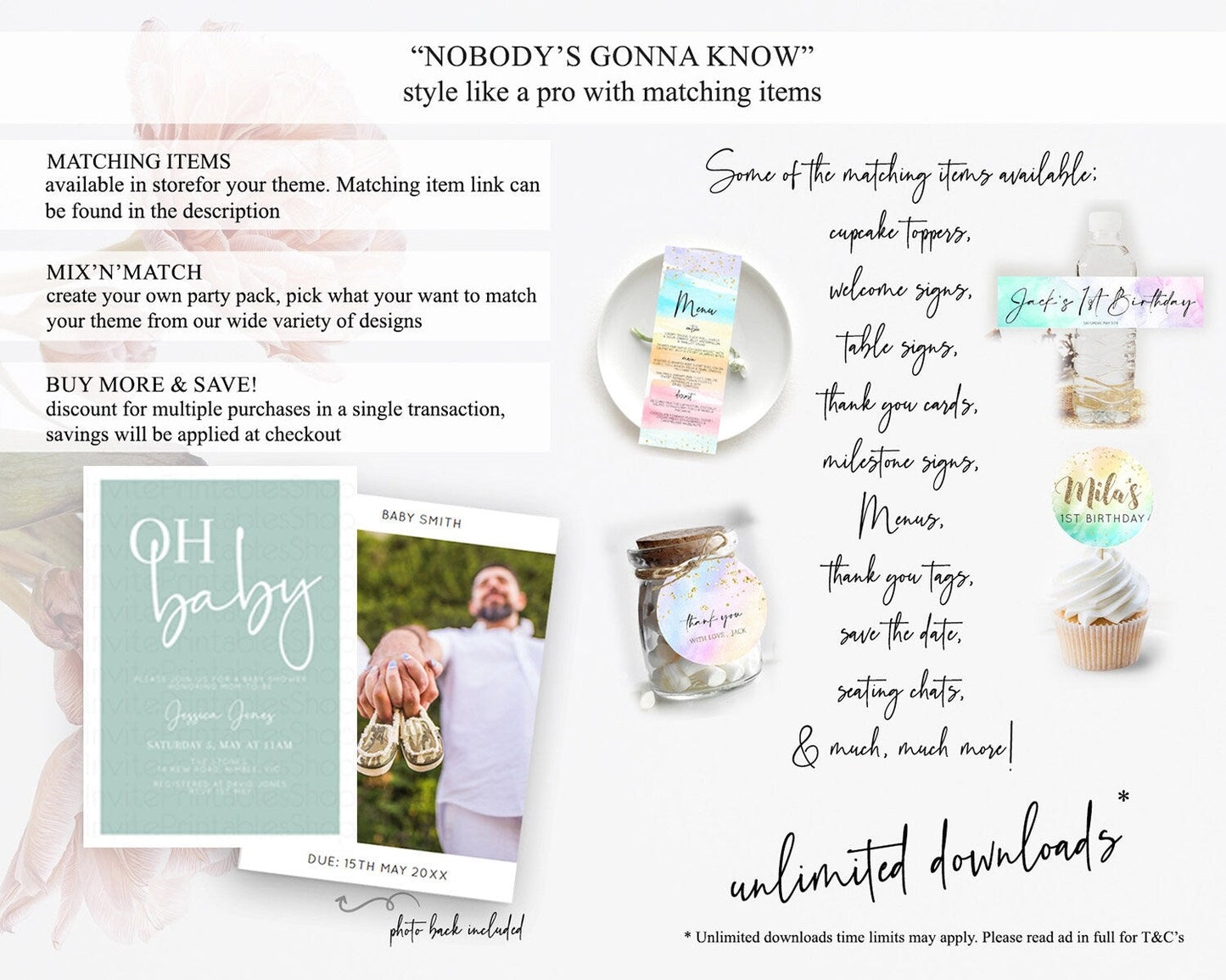 Green Baby Shower Invitation Pastel Green Baby Shower Invitation Minimalist Baby Shower Invitation Plain Green Invites Modern Simple D10736