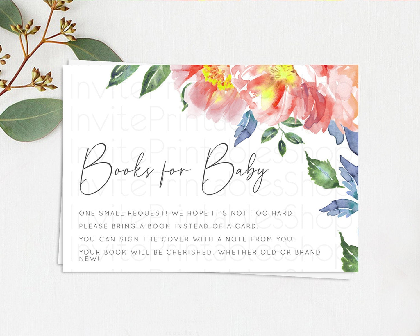 Secret Garden Books For Baby Card Boho Wildflower Book Insert Pastel Flower Garden Baby Shower Card Flower Guests Book Poem Request D10751