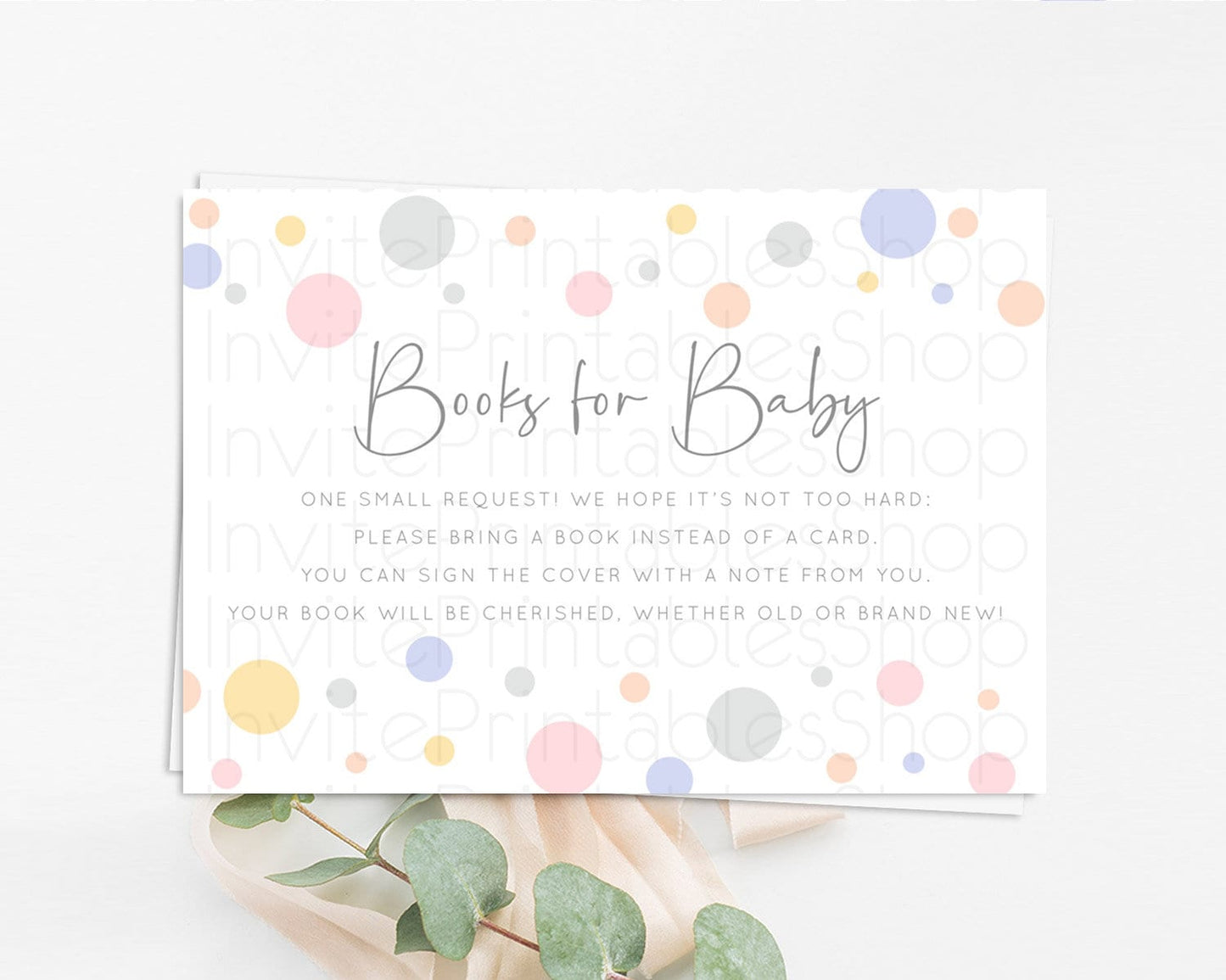 Rainbow Books For Baby Card Pastel Sprinkles Book Insert Pastel Rainbow Confetti Book Card Colorful Bubbles Pastel Book Poem Request D10759