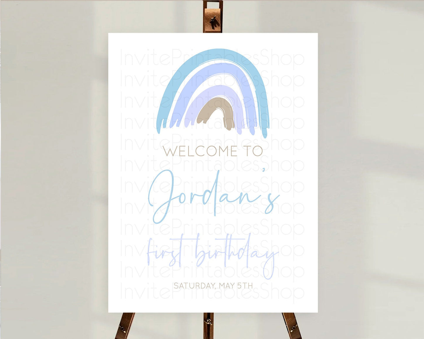 Pastel Rainbow Welcome Sign Boho Rainbow Welcome Board Rainbow Welcome Sign Pastel Welcome Decor Rainbow First Birthday Welcome Sign D10352