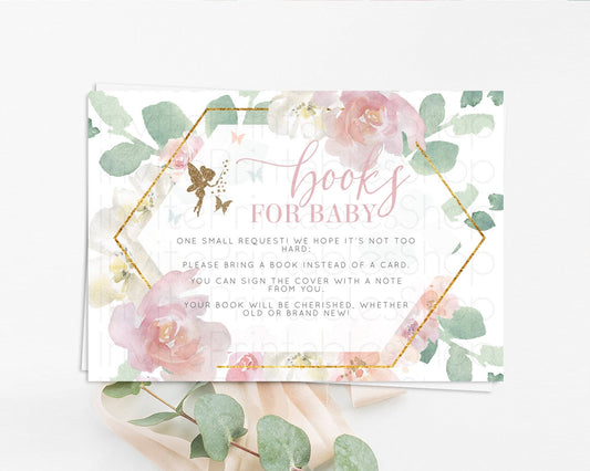Editable Fairy Books For Baby Card Fairy Book Insert Enchanted Garden Fairy