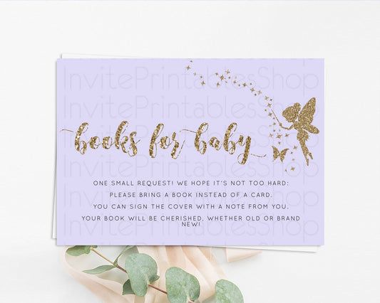 Editable Fairy Books For Baby Card Fairy Book Insert Enchanted Garden Fairy