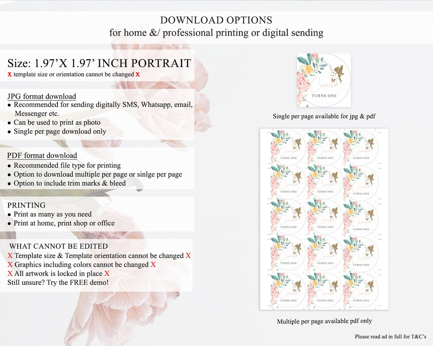 Fairy Cupcake Toppers Pastel Fairy Cupcake Toppers Fairy Floral Garden Cupcake Topper Enchanted Garden Floral Butterfly Party Decor D10789