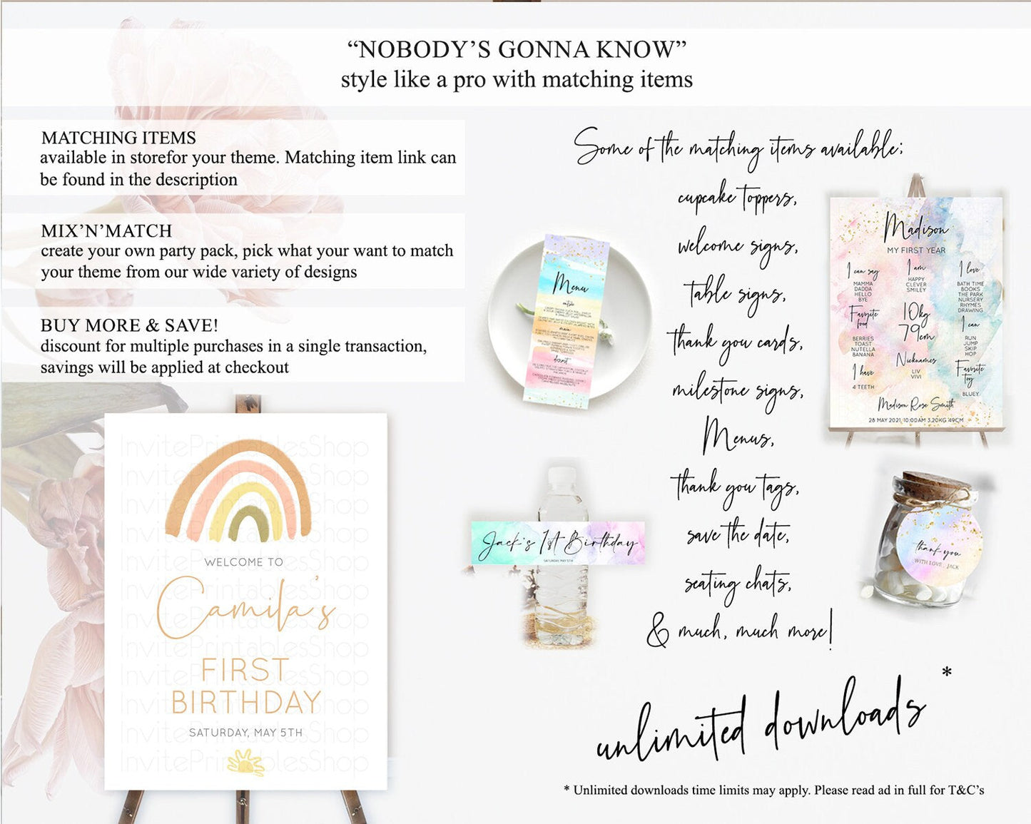 Pastel Rainbow Welcome Sign Boho Rainbow Welcome Board Rainbow Welcome Sign Pastel Welcome Decor Rainbow First Birthday Welcome Sign D10684