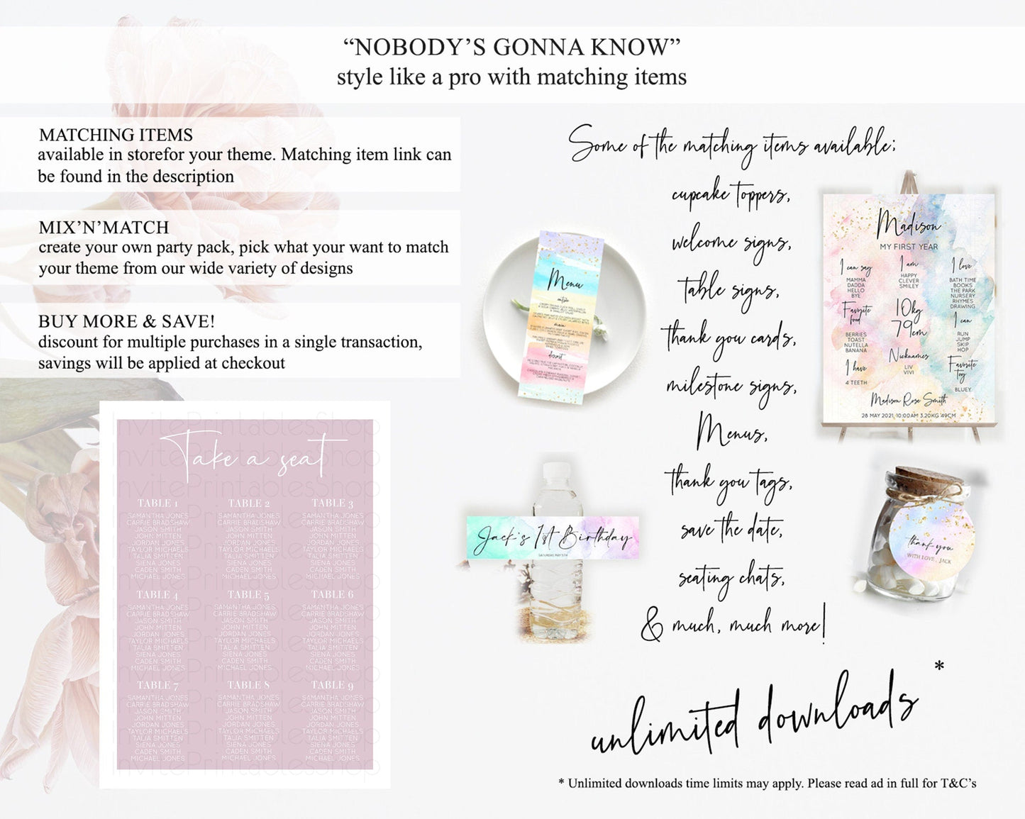Pink Seating Chart Plain Pink Seating Sign Minimalist Pink Seating Sign Pastel Pink Table Number Sign Take A Seat Blue Decor D10940