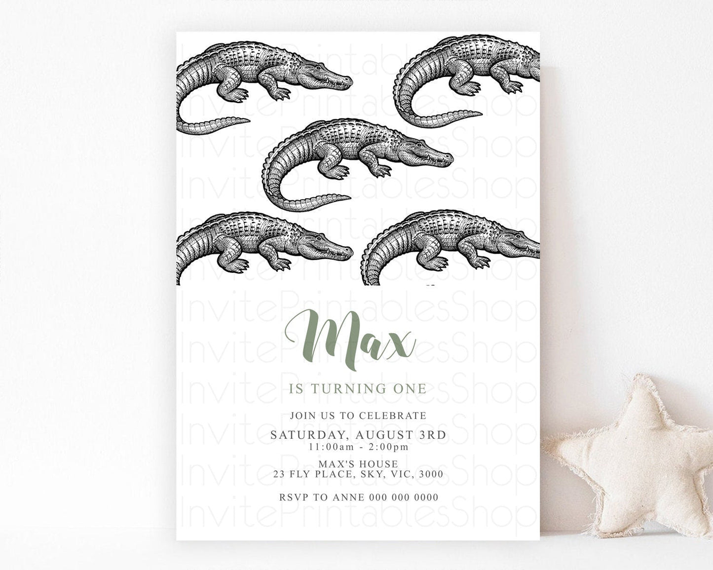 Crocodile Birthday Invitation Alligator Birthday Invitation Later Alligator Birthday Gator Swamp Birthday Invite Safari Crocodile D10286