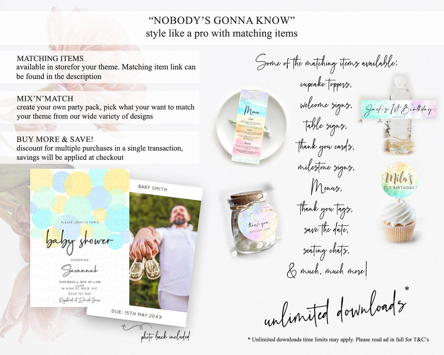 Pastel Rainbow Baby Shower Invitation Pastel Confetti Invitation Sprinkles Bubbles Invitation Colorful Rainbow Confetti Theme 100206