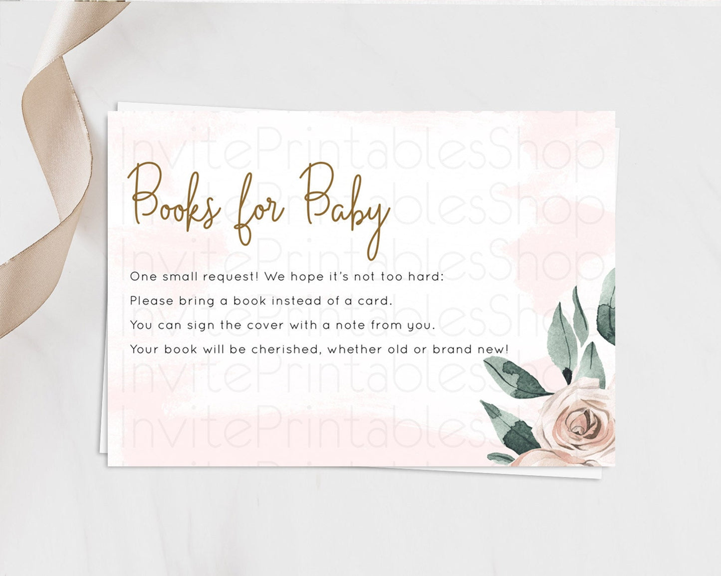 Secret Garden Books For Baby Card Boho Wildflower Book Insert Pastel Flower Garden Baby Shower Card Flower Guests Book Poem Request D11010