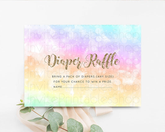 Editable Diaper Raffle Diaper Request Diaper Insert Card Baby Shower Diaper