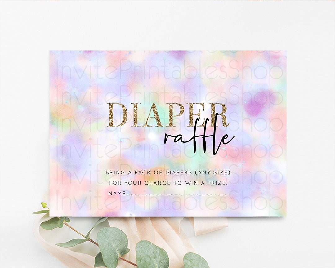 Diaper Raffle Diaper Request Diaper Insert Card Baby Shower Diaper Raffle Diaper Raffle Game Nappy Request Nappy Insert Card