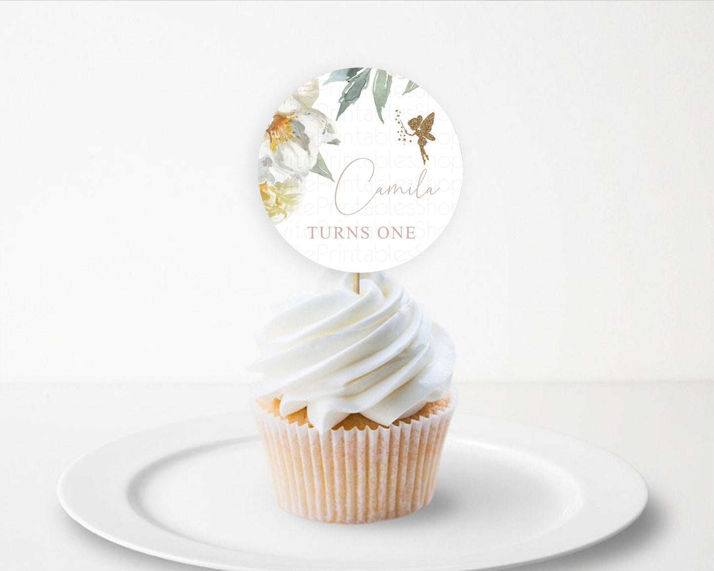 Fairy Cupcake Toppers Pastel Fairy Cupcake Toppers Fairy Floral Garden Cupcake Topper Enchanted Garden Floral Butterfly Party Decor D10800