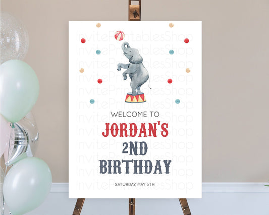 Editable Circus Welcome Sign Carnival Welcome Board Step Right Up Circus Wel