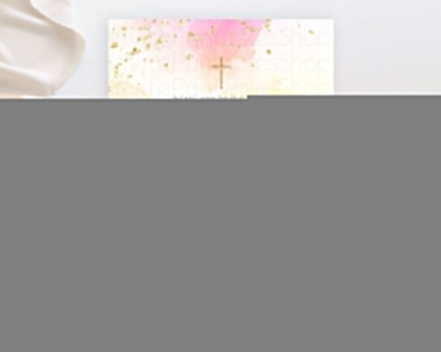 Pastel Baptism Invitation Pastel Colors Watercolor Baptism 1st Birthday Party Gold Ombre Pastel Rainbow Christening Holy Communion D10770