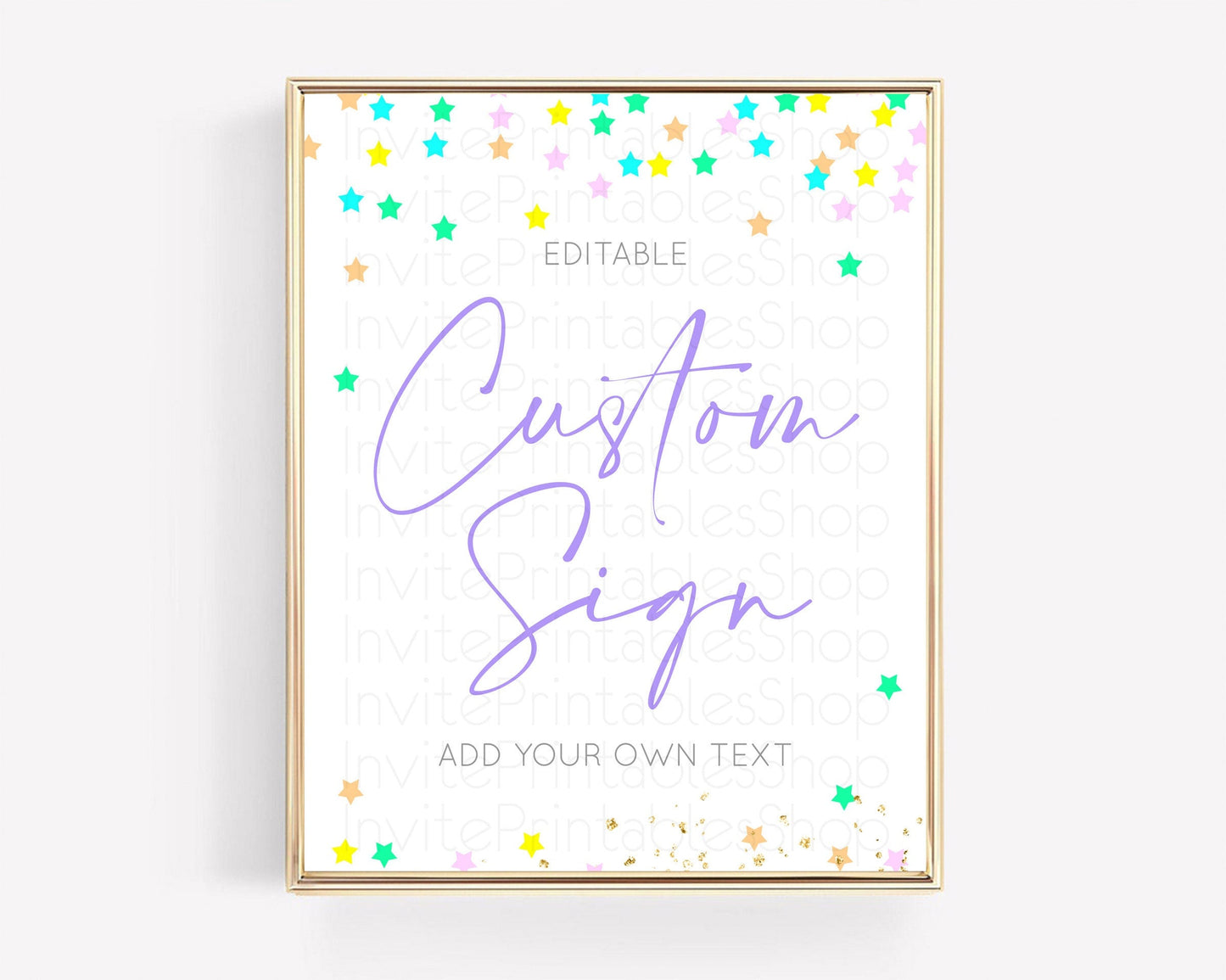 Twinkle Stars Sign Pastel Twinkle Little Star Party Shooting Star Confetti Sprinkles Table Sign Decor Birthday Baptism Baby Shower D10395